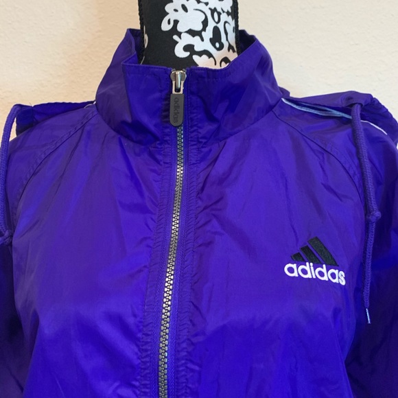 Adidas Vintage Windbreaker Size: M - Picture 3 of 10